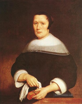  Frau Kunst - Porträt einer Frau Barock Nicolaes Maes